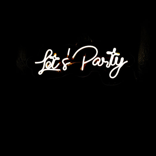 Let’s Party Neon Sign