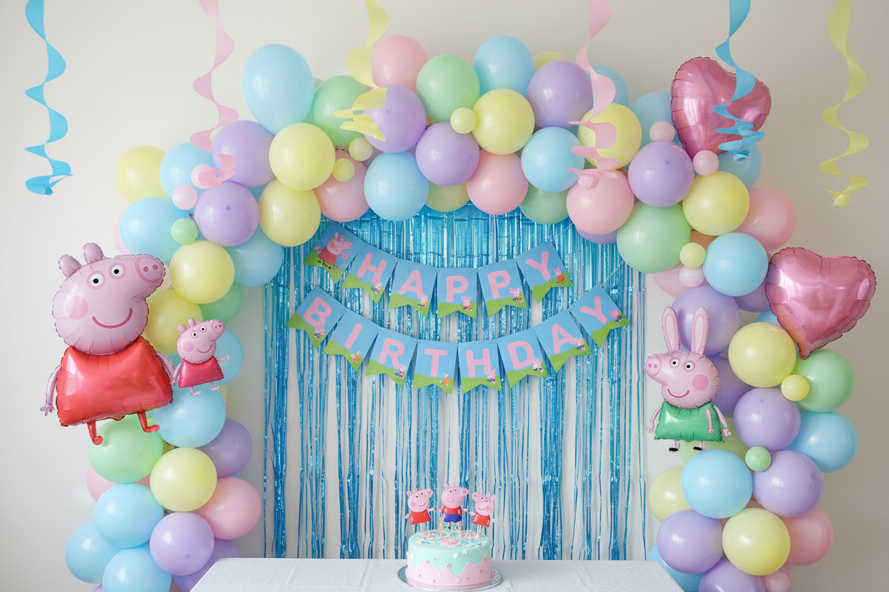 Peppa Pig Birthday Mega Decoration Bundle