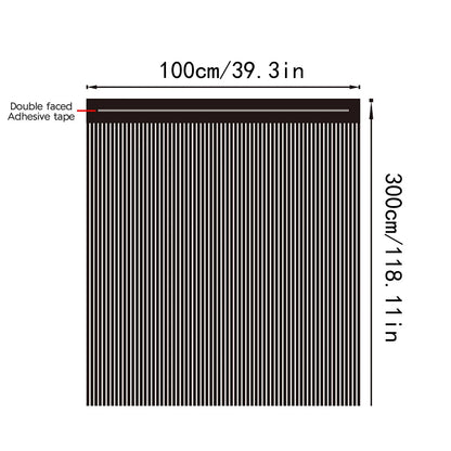 Foil Curtain for Party Decoration – Shiny Silver Fringe Backdrop (Pack of 2)