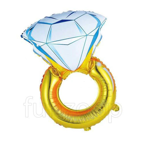 Ring Foil Balloon – Engagement, Proposal & Bridal Shower Decoration