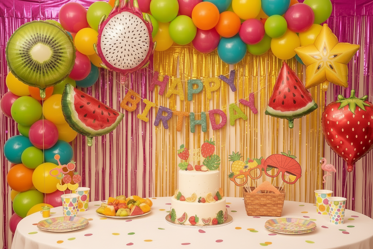 Two-ti frutti themed birthday party