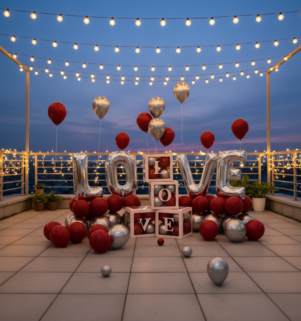 Love Celebration Party Decor Set