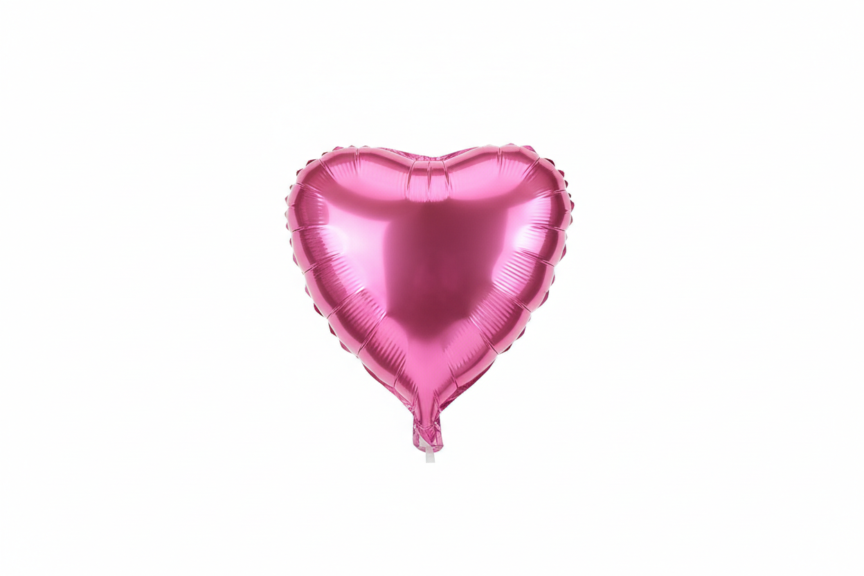 Mini Pink Heart Foil Balloon - 5 inch