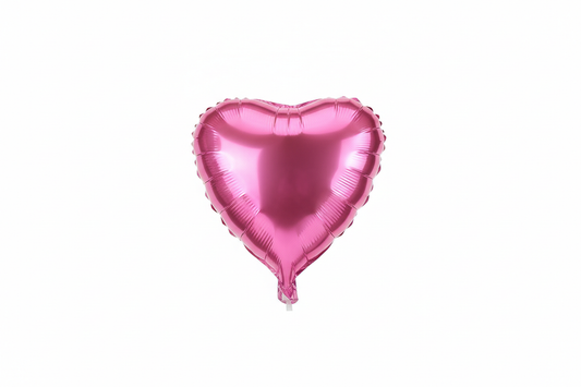 Mini Pink Heart Foil Balloon - 5 inch