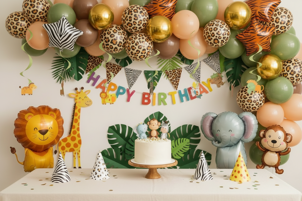 Retro Animal Jungle theme kit