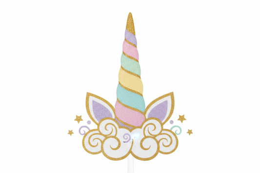 unicorn cake topper horn